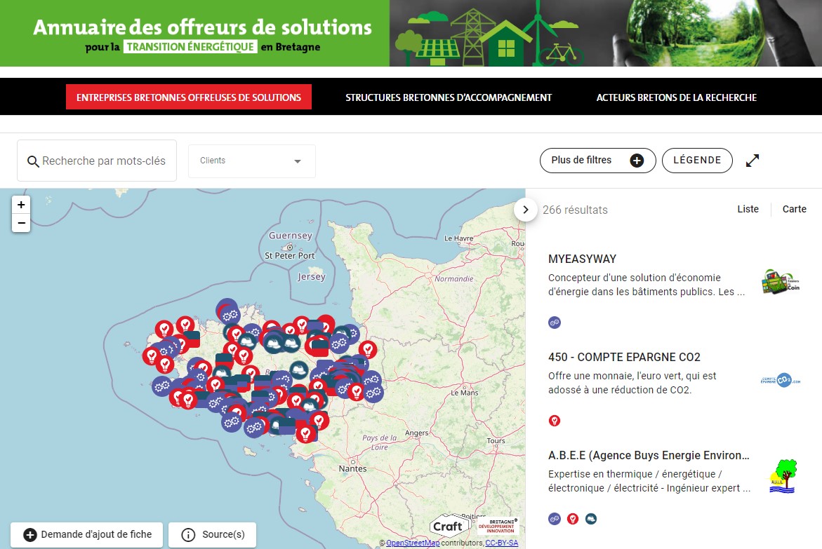 Annuaire de la transition énergétique